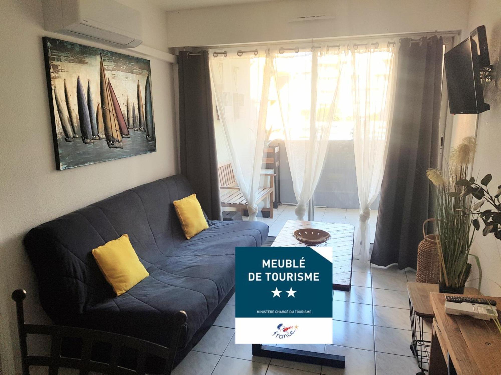 Le Venizio - Classe 2 Etoiles - T2 Climatise, Avec Terrasse, Parking, Pret De Velos, 10 Minutes A Pied Gare Et Centre Ville Sète Eksteriør bilde